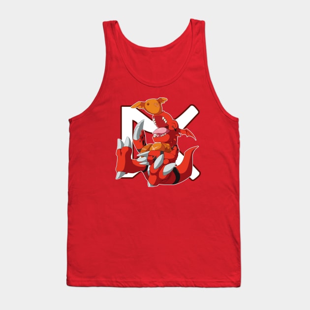 Guilmon Bread Tank Top by PRPrints